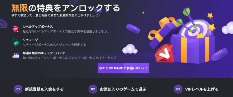 BCゲーム VIPプログラム